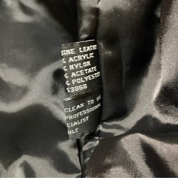 Vintage 1990s Gianti Collection Bomber Leather Jacket Streetwear Moto Jacket - Picture 9 of 16